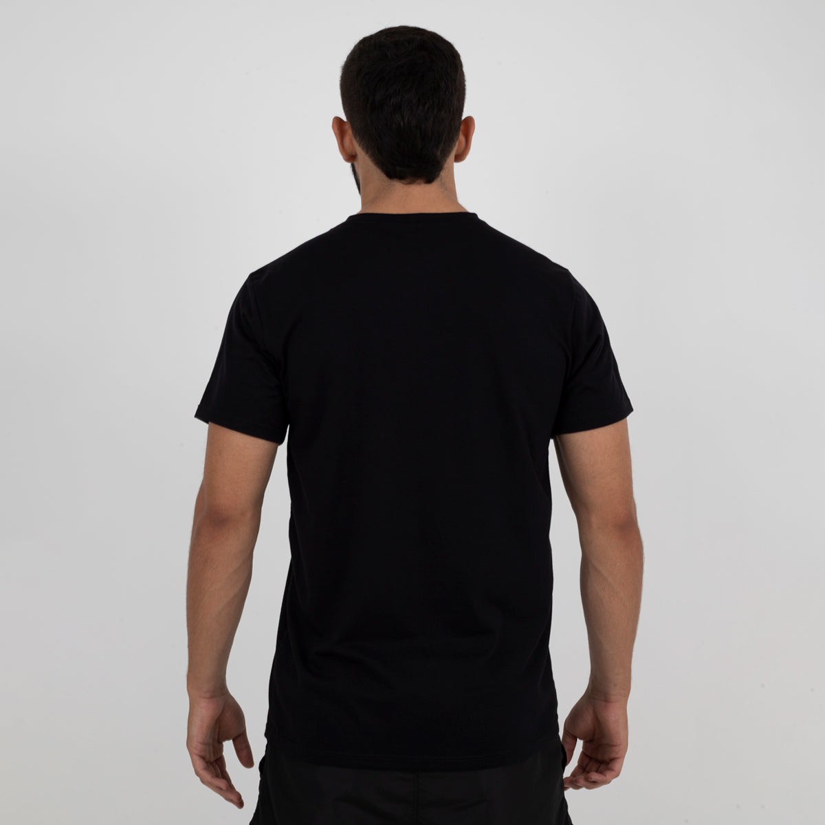 Camiseta en algodón Negro