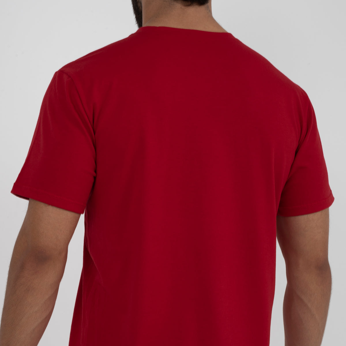 Camiseta en algodón Roja