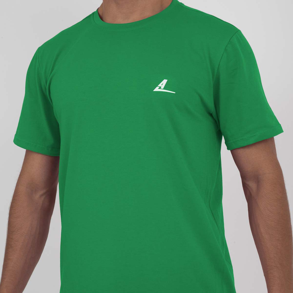 Camiseta en algodón Verde
