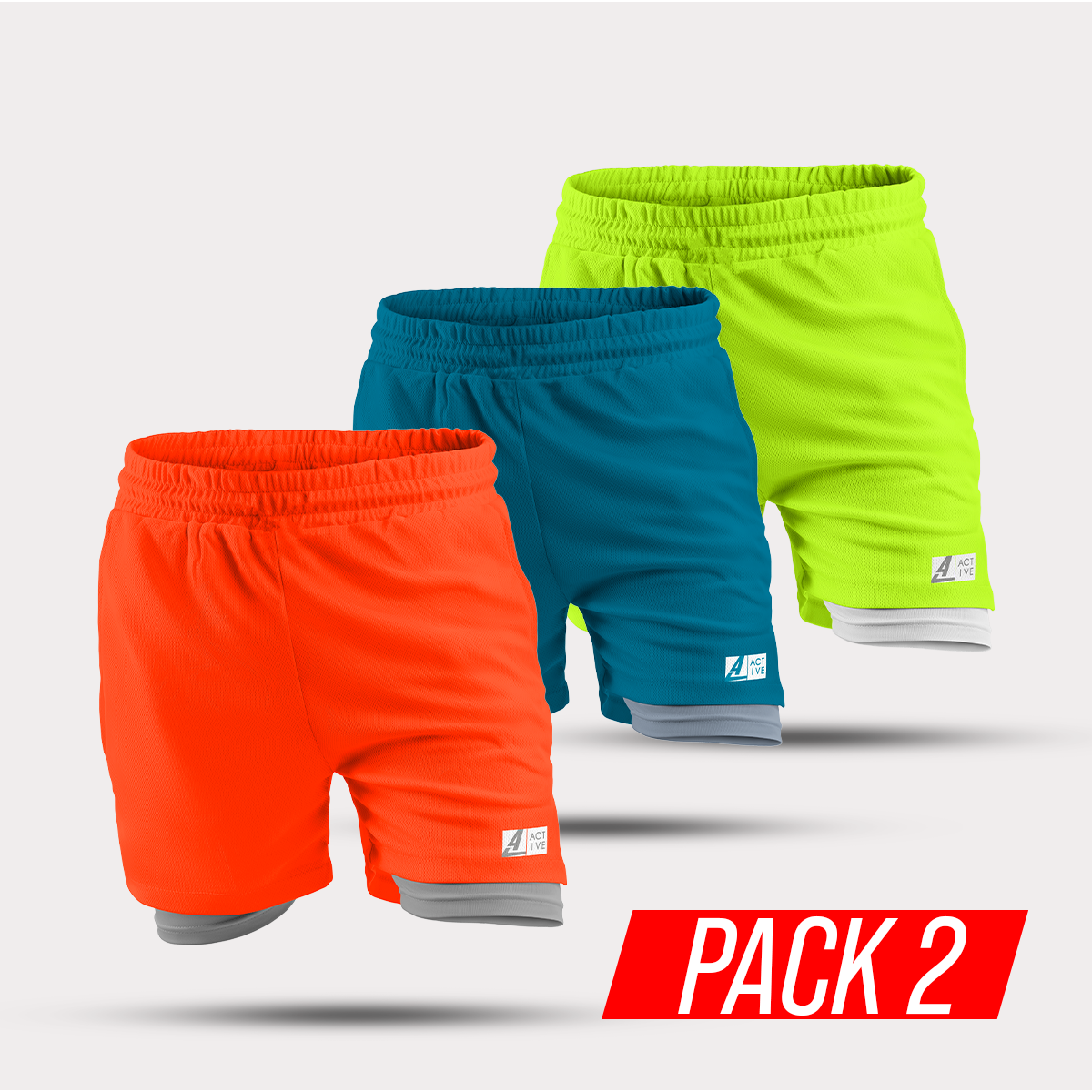 PACK POR 3 PANTALONETAS