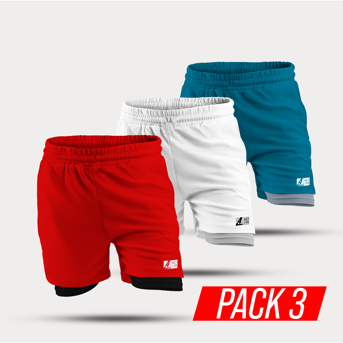 PACK POR 3 PANTALONETAS