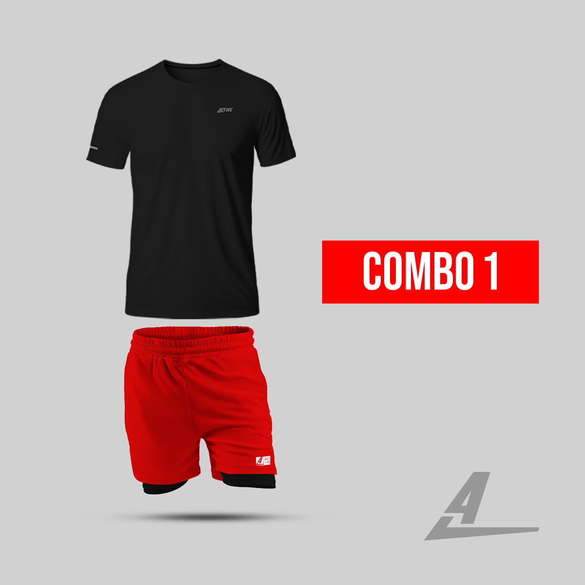 COMBO Camiseta Dryfit + Pantaloneta con Licra