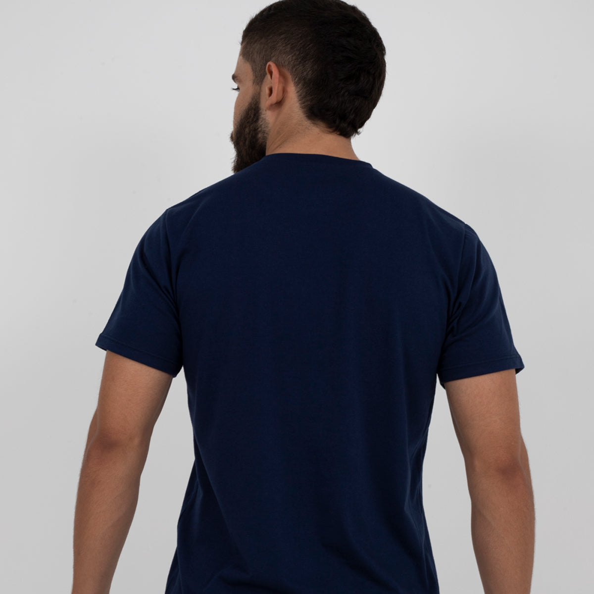 Camiseta de Algodón Azul